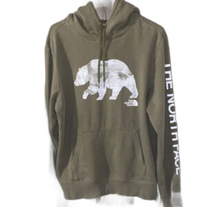 The North Face Olive Green Hoodie in Men’s Medium